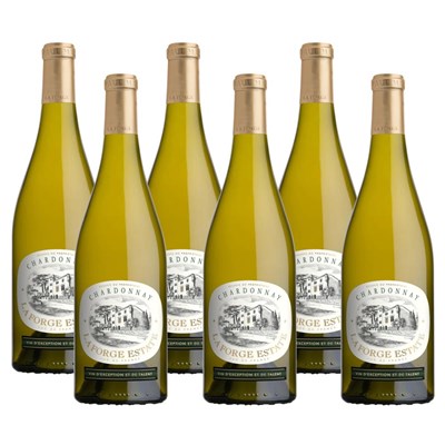 Case of 6 La Forge Estate Chardonnay 75cl White Wine Wine